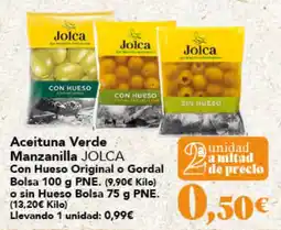 Gadis Jolca aceituna verde manzanilla oferta