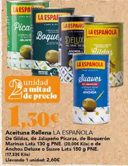 Gadis Aceituna Rellena LA ESPAÑOLA oferta
