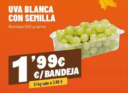 AhorraMas uva blanca con semilla oferta
