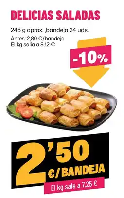 AhorraMas Delicias saladas oferta