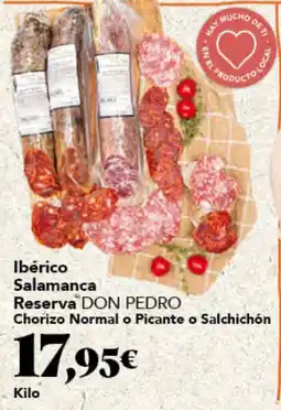 Gadis Don Pedro chorizo normal o picante o salchichón oferta