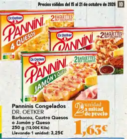 Gadis Dr. Oetker panninis congelados oferta