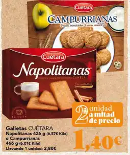 Gadis Cuétara Napolitanas oferta