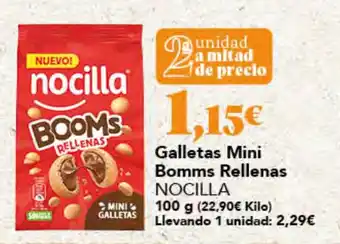 Nocilla galletas mini bomms rellenas