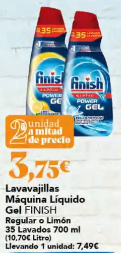 Gadis Finish lavavajillas máquina líquido gel oferta
