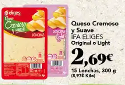 Gadis Ifa eliges queso cremoso y suave lonchas oferta