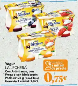 Gadis Yogur la lechera con arándanos, con fresa o con melocotón oferta