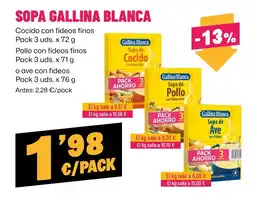 AhorraMas Gallina Blanca sopa gallina blanca oferta