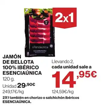 Esenciaúnica jamón de bellota 100% ibérico esenciaúnica