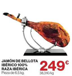 Supercor Jamón de bellota ibérico 100% raza ibérica oferta