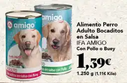 Gadis ifa amigo Alimento Perro Adulto Bocaditos en Salsa oferta