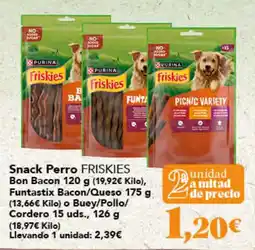 Gadis Friskies snack perro oferta