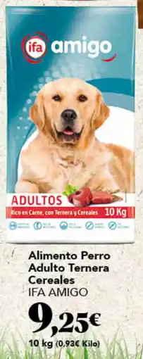 Gadis Ifa amigo Alimento Perro Adulto Ternera Cereales oferta