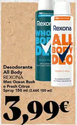 Gadis Rexona All Body oferta