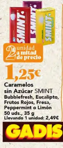 Gadis Caramelos sin Azúcar SMINT oferta