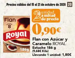 Gadis Royal flan con azúcar y caramelo oferta