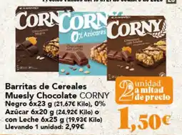 Gadis Corny barritas de cereales muesly chocolate oferta