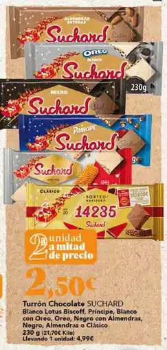 Gadis Suchard Turrón Chocolate oferta