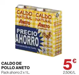 Supercor Caldo de pollo aneto oferta
