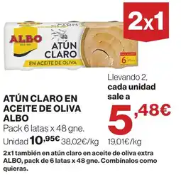 Supercor Albo atún claro en aceite de oliva oferta