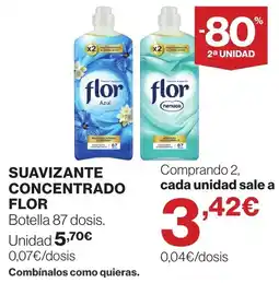 Supercor Flor suavizante concentrado oferta