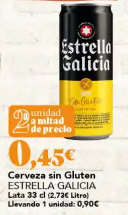 Gadis Estrella Galicia Cerveza sin Gluten oferta
