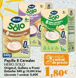 Gadis Hero Solo Papilla 8 Cereales oferta