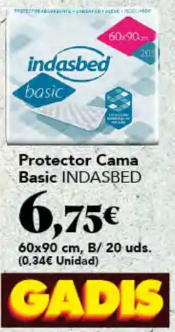 Gadis Indasbed protector cama basic oferta
