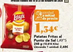 Gadis Lay's Patatas Fritas al Punto de Sal oferta