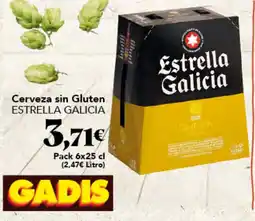 Gadis Estrella Galicia Cerveza sin Gluten oferta