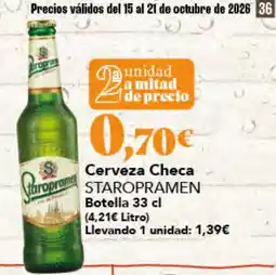 Gadis Staropramen Cerveza Checa oferta
