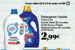 Gadis Disiclin Detergente Líquido oferta