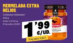AhorraMas Helios mermelada extra calabaza halloween oferta