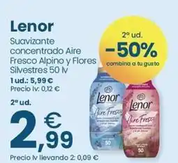 Clarel Lenor - suavizante concentrado aire fresco alpino y flores silvestres oferta