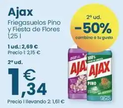 Clarel Ajax - friegasuelos pino y fiesta de flores oferta