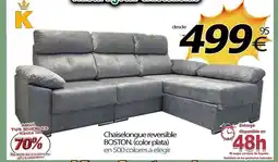 Konfortard Boston - chaiselongue reversible oferta