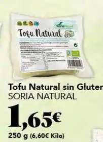 Gadis Soria natural - tofu natural sin gluter oferta