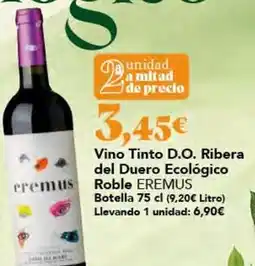 Gadis Ribera - vino tinto d.o. del duero ecologico oferta