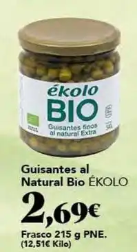 Gadis Bio - guisantes al natural bio oferta