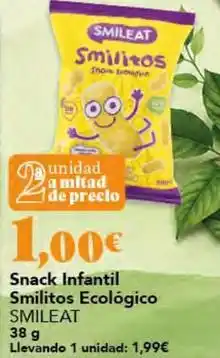 Gadis Smileat - snack infantil smillots ecológico oferta