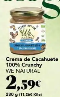 Gadis Naturals - crema de cacahuete 100% crunchy oferta