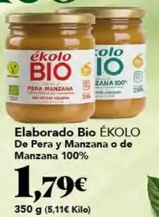 Gadis Bio - elaborado bio ekolo de pera y manzana o de manzana 100% oferta