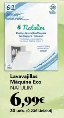 Gadis Natulim - lavavajillas maquina eco oferta