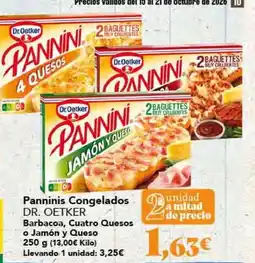 Gadis Dr oetker - panninis congelados oferta