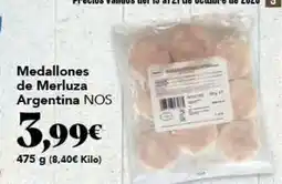 Gadis Nos - medallones de merluza argentina oferta