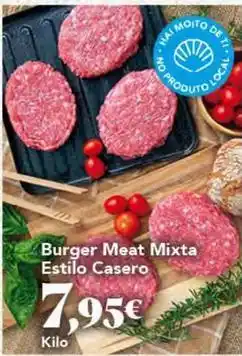 Gadis Mixta - burger meat estilo casero oferta