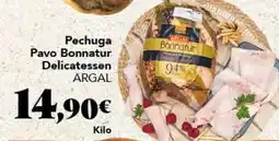 Gadis Argal - pechuga pavo bonnatur delicatessen oferta