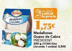 Gadis Président - medallones queso de cabra oferta