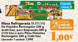 Gadis Buitoni - masa refrigerada oferta