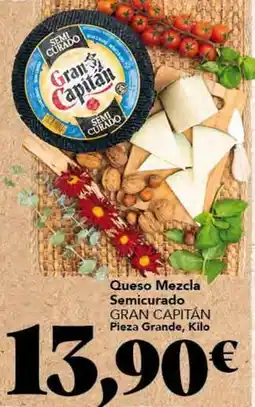 Gadis Gran capitán - queso mezcla semicurado oferta